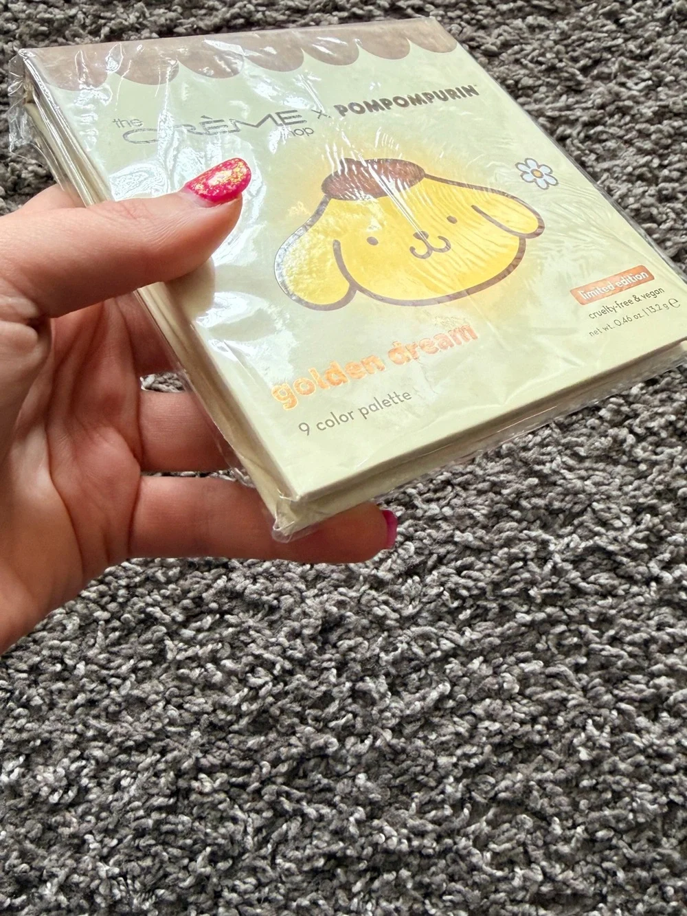 The Crème Shop x Pompompurin Golden Dream 9 Color Eyeshadow Palette